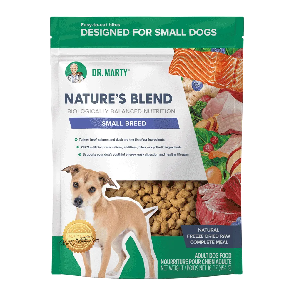 Dr. Marty Nature's Blend Premium Freeze-Dried Small Breed Dog Food