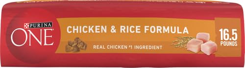 Purina ONE Chicken and Rice Formula Dry Dog Food - 16.5 lb. Bag
