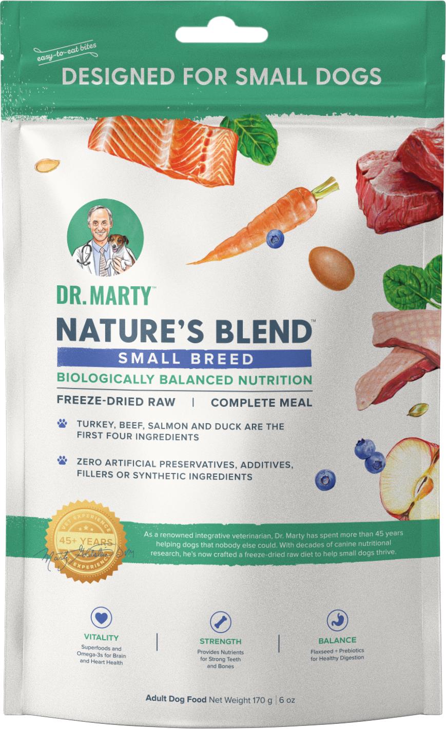 Dr. Marty's Nature's Blend Freeze Dried Small Breed Dog