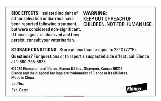 Elanco Tapeworm Dewormer (praziquantel tablets) for Cats and Kittens 6 Weeks and Older, 3-count