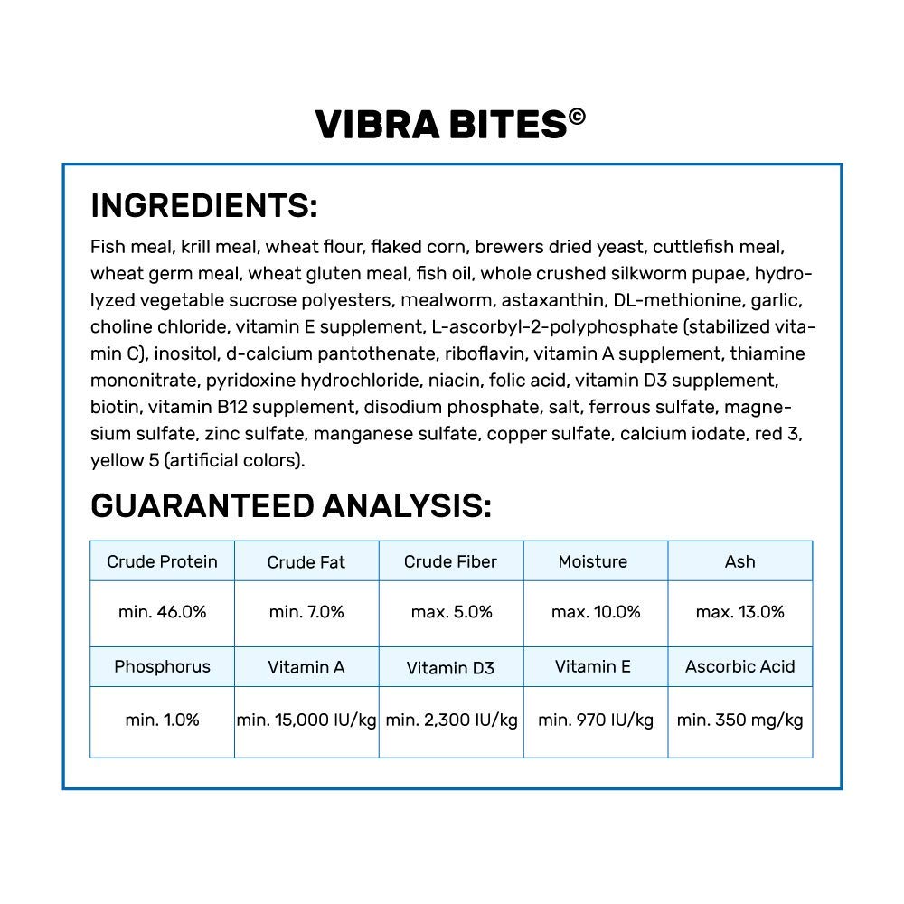 Hikari Vibra Bites, fish flavor (9.8oz), Red