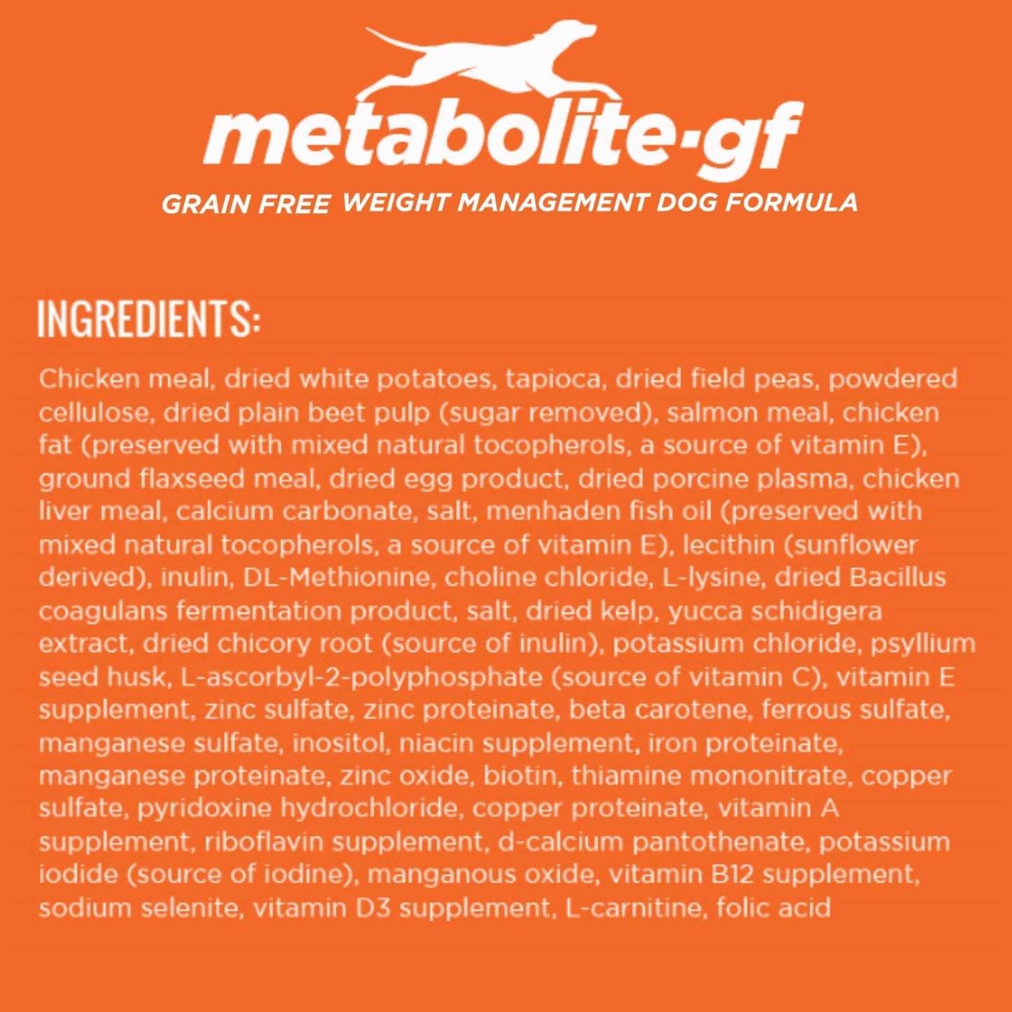 Dr. Tim's Grain Free Weight Management Metabolite Premium Dog Food, 24 lb. Bag
