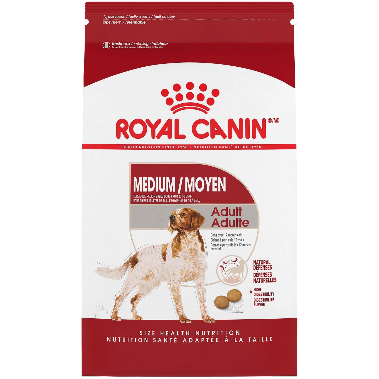 Royal Canin Size Health Nutrition Medium Adult Dry Dog Food, 30 lb bag