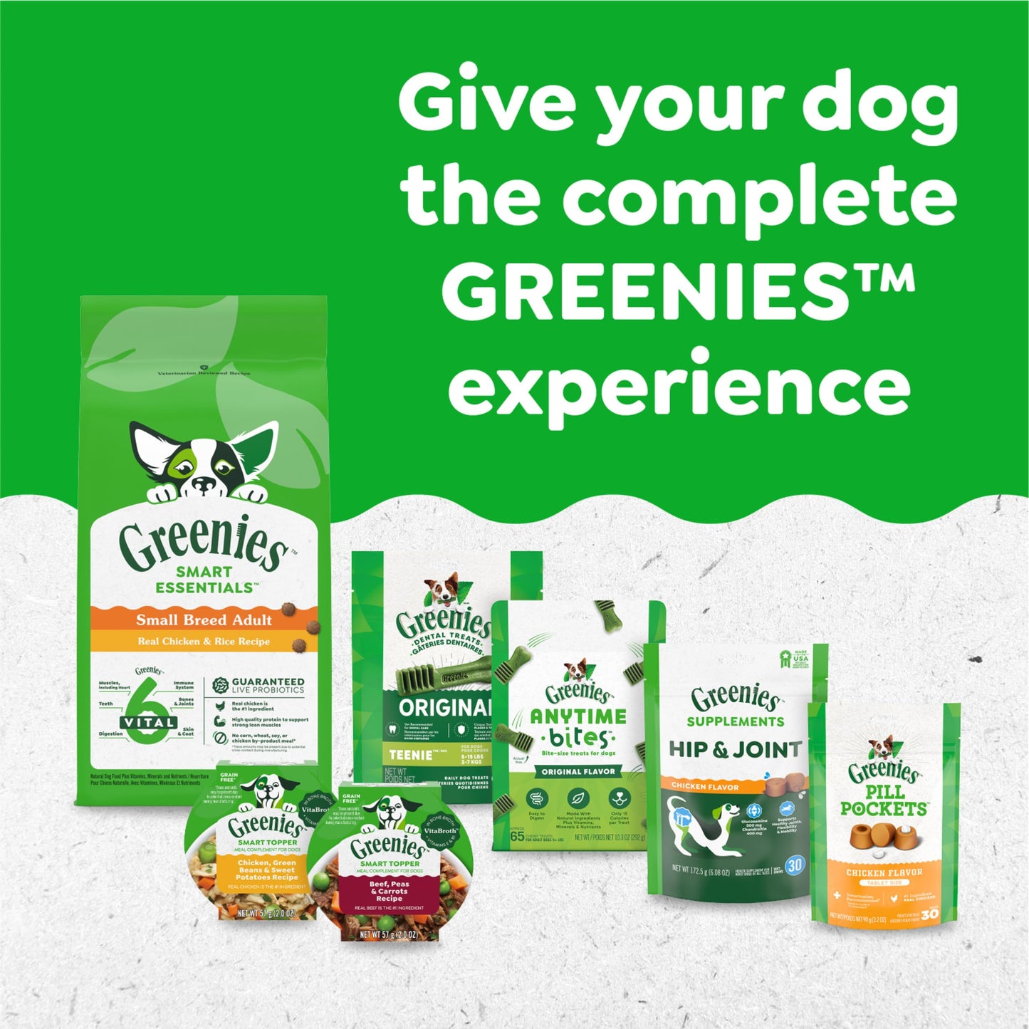 Greenies Original Large Dental Dog Treats, 54 oz. Pack (34 Treats)