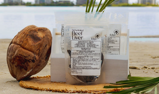 Dehydrated Beef Liver for Cats & Dogs — 100% Single Ingredient | Raw Instincts Florida | 3.5 oz