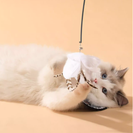 Milou & Lumi Telescopic Feather Cat Teaser Wand