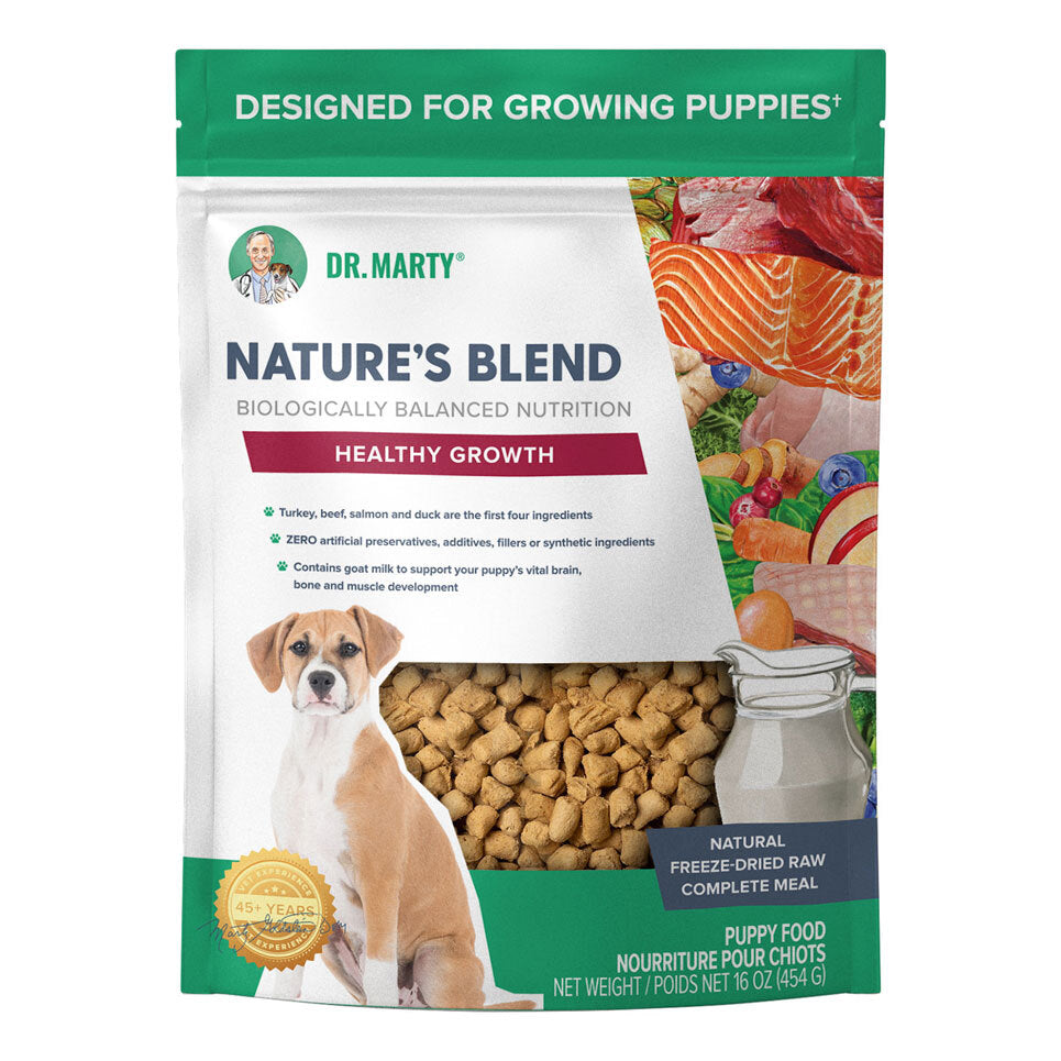 Dr. Marty Nature's Blend Premium Freeze-Dried Healthy Growth Puppy Food