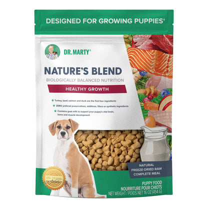 Dr. Marty Nature's Blend Premium Freeze-Dried Healthy Growth Puppy Food