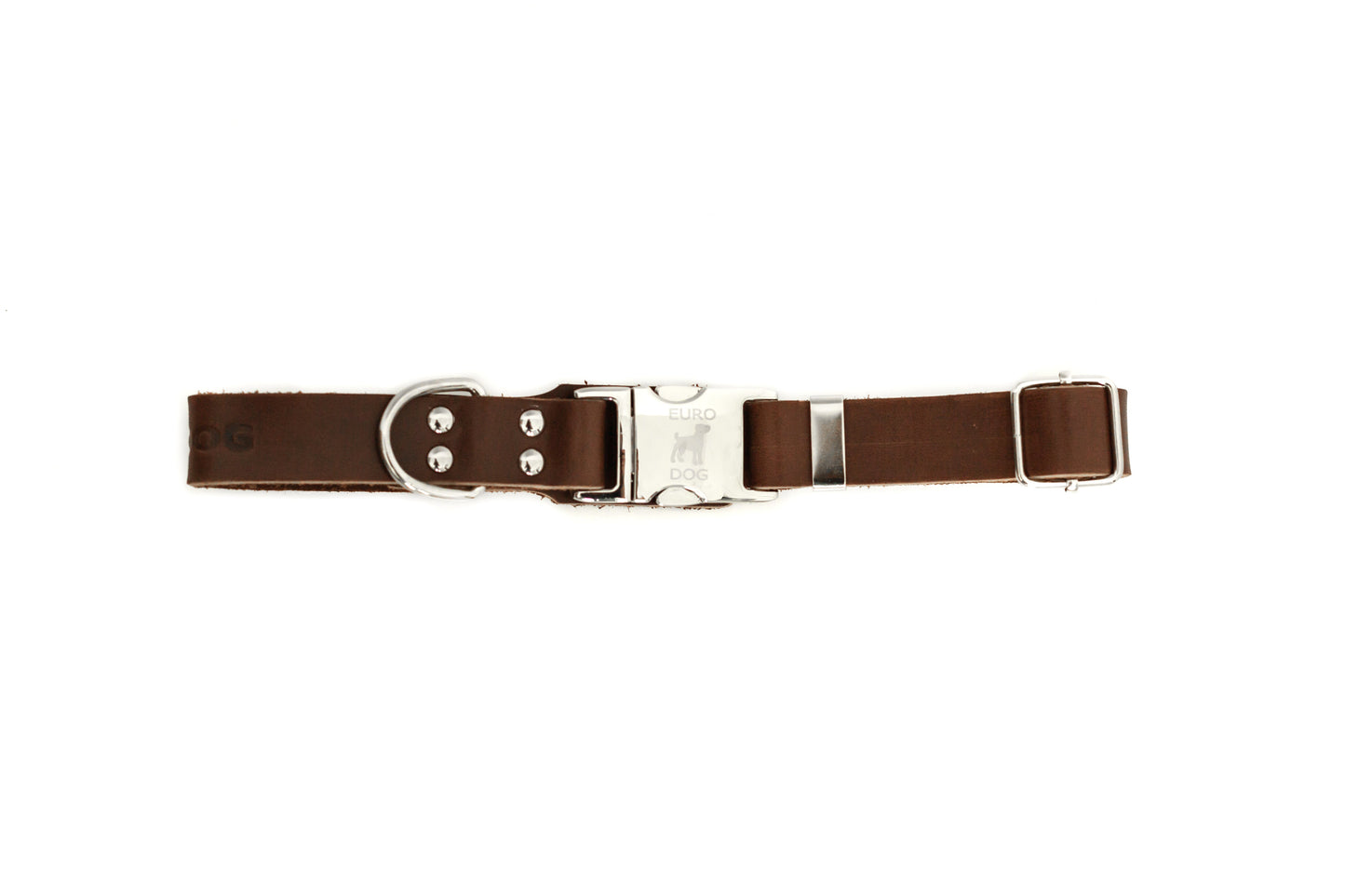 Modern Style Quick-Release Leather Dog Collar