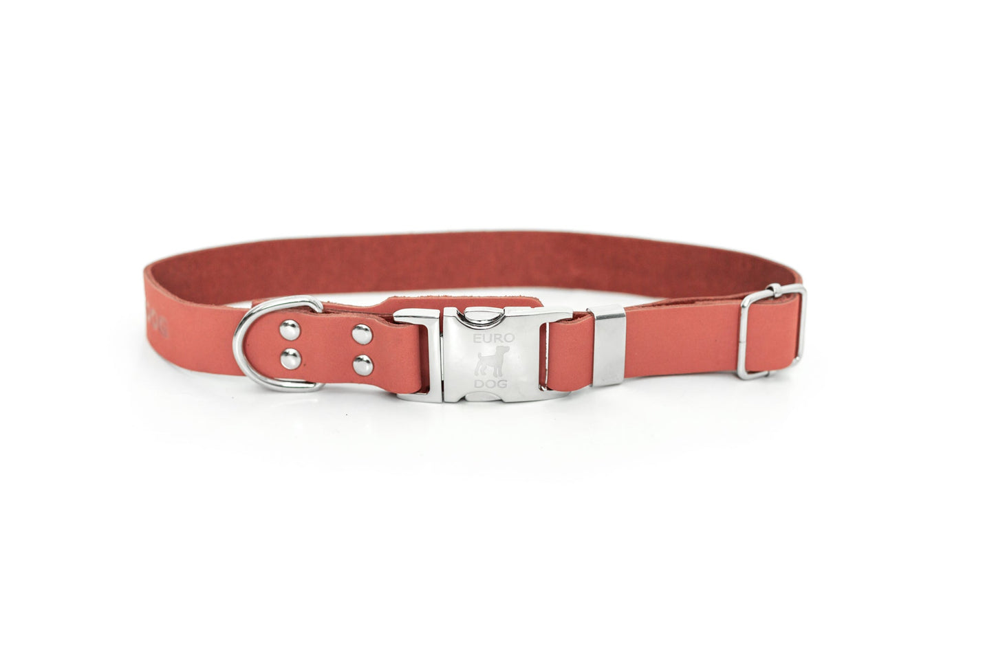 Modern Style Quick-Release Coral Reef Leather Dog Collar