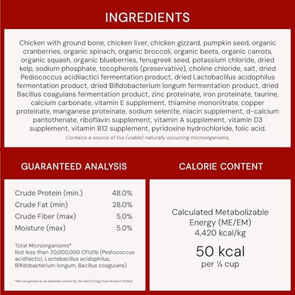 Stella & Chewy's Freeze-Dried Raw Chicken Meal Mixers- Dog Food Topper and Mixer - Made with 95% Cage-Free Chicken, Organs & Bone - Perfect for Picky Eaters - Grain-Free - 18oz