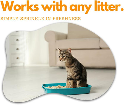 Arm & Hammer Cat Litter Deodorizer with Baking Soda 20.00 oz - Pack of 2 (40 oz in total) Litter Box Deodorizer Bundled with LarasBundle Catnip Mice and Spring Toy