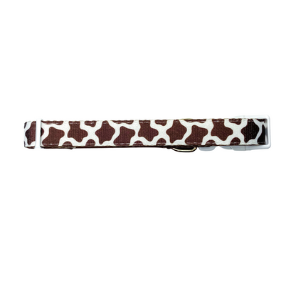 Chocolate Cow Collar