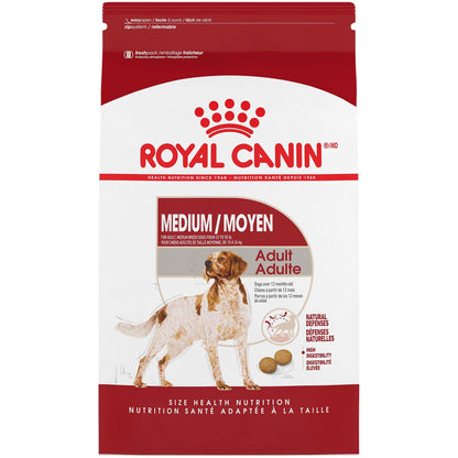 Royal Canin Size Health Nutrition Medium Adult Dry Dog Food, 30 lb bag