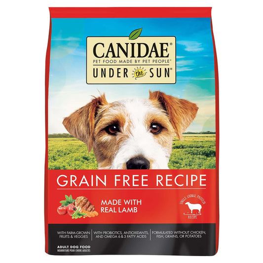 Canidae Under the Sun Premium Dry Dog Food For Puppies, Adults and Senior Dogs, Lamb Recipe, 40 Pounds, Grain Free