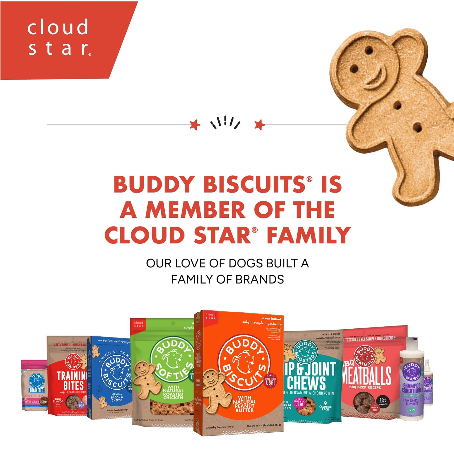 Buddy Biscuit Softies 20 oz Pouch, Soft & Chewy, Natural Bacon and Cheese Flavor Dog Treats, Oven Baked in the USA