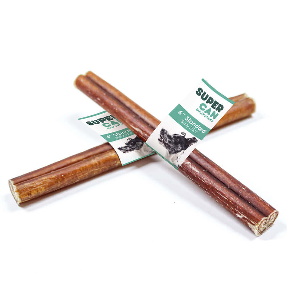 6" Standard Bully Sticks (25-Pack)