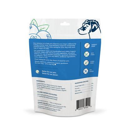 Dog Mamma's Organic Berry Banana Coconut Recipe - USDA Organic Certified Dog Treats