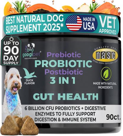 3 in 1 Probiotic Chews for Dogs