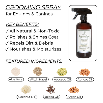 Grooming Spray for Dogs & Horses - 16oz