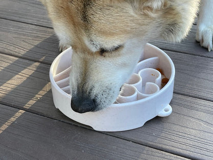Java eBowl Deep Slow Feeder Dog Bowl for Enrichment | USA Made