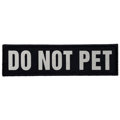 REFLECTIVE HIGH VISIBILITY BLACK Tag Patch