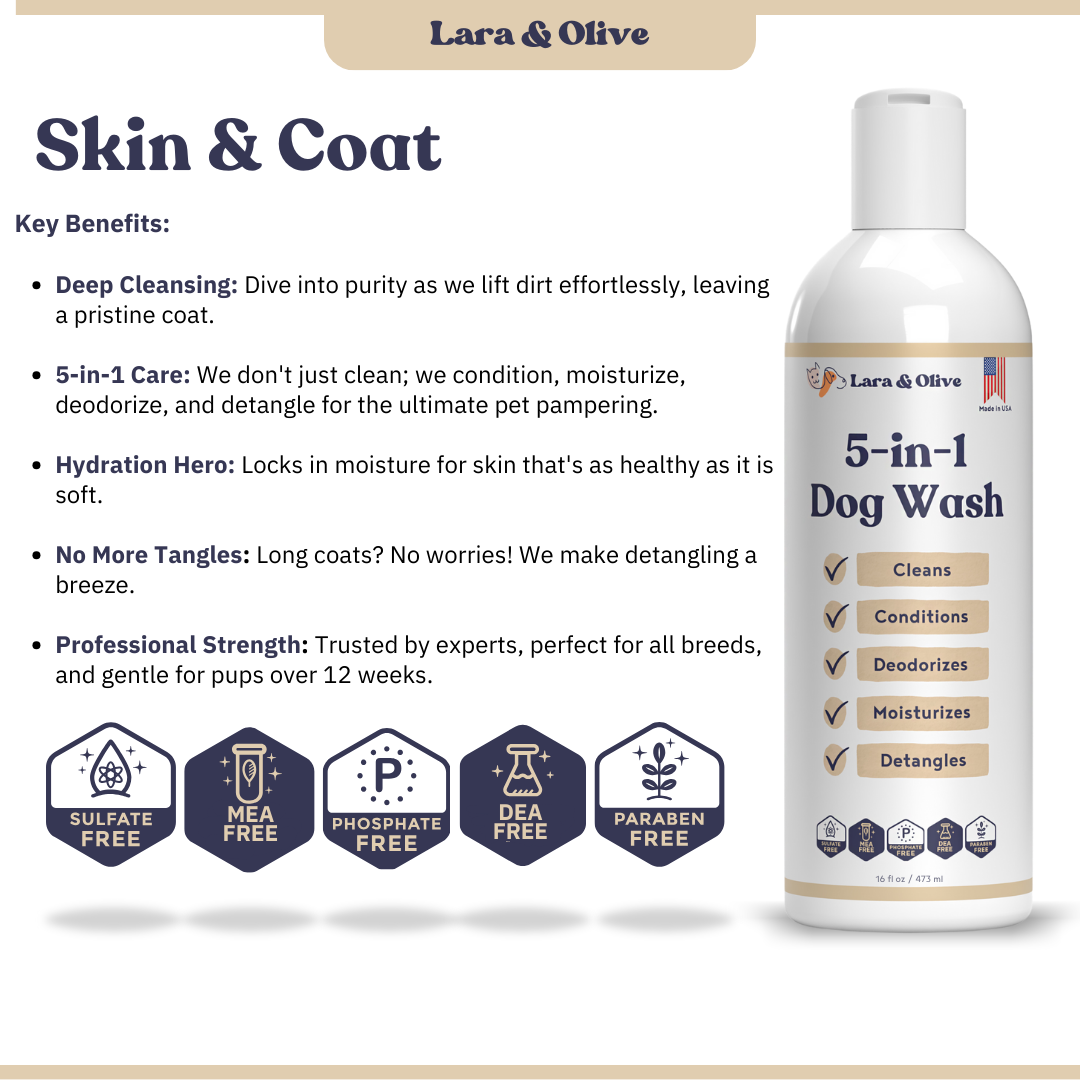 5-in-1 Dog Shampoo and Conditioner