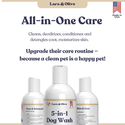 5-in-1 Dog Shampoo and Conditioner