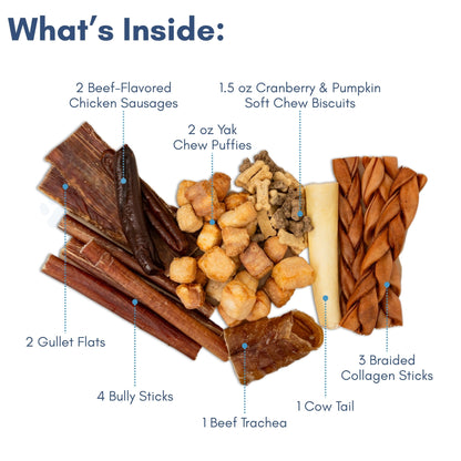 Country Living Bark-Uterie Board Dog Treat Assortment