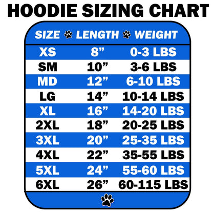 Christmas Pet Hoodie Screen Printed, "Seas & Greetings"
