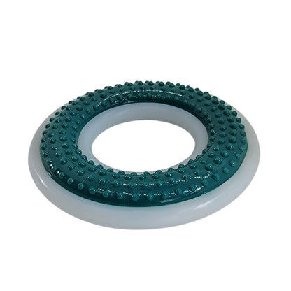 TPR & Nylon Dental Chew Ring Toy for Dogs - Ideal for Aggressive Chewers – (4" Diameter)