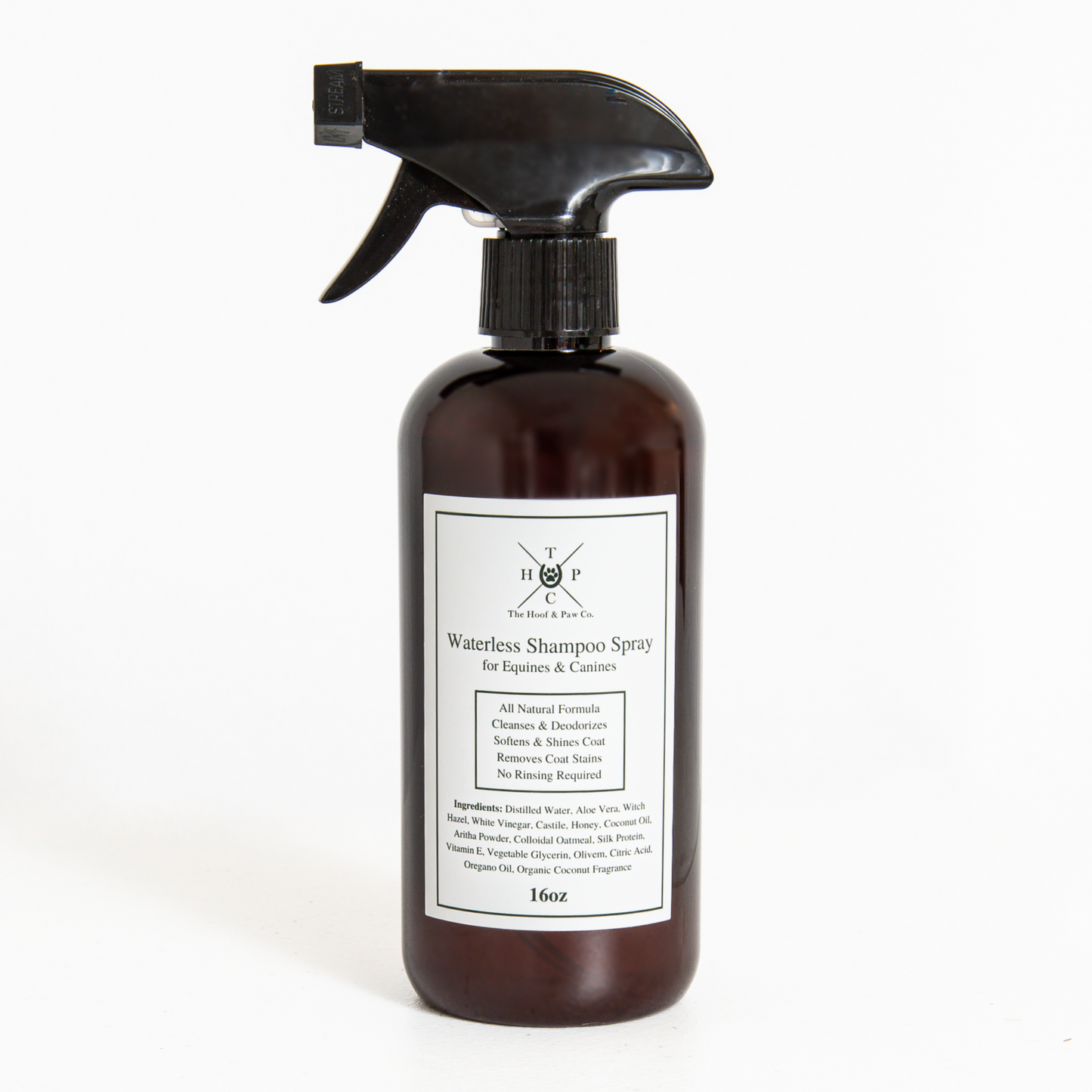 Waterless Shampoo Spray for Dogs & Horses - 16oz