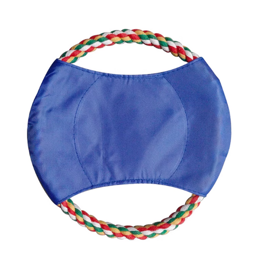 Milou & Lumi Canvas Rope Dog Frisbee (2 Pack)